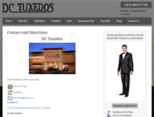 Tablet Screenshot of dctuxedos.net